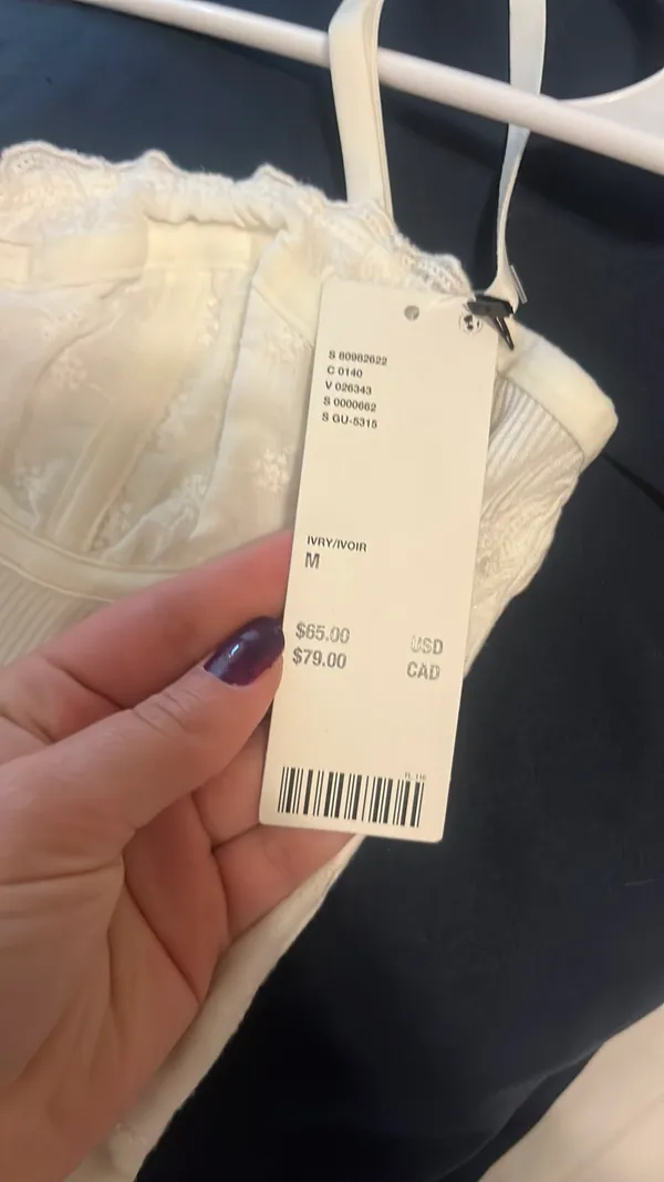 Urban Outfitters White Corset - Image 2
