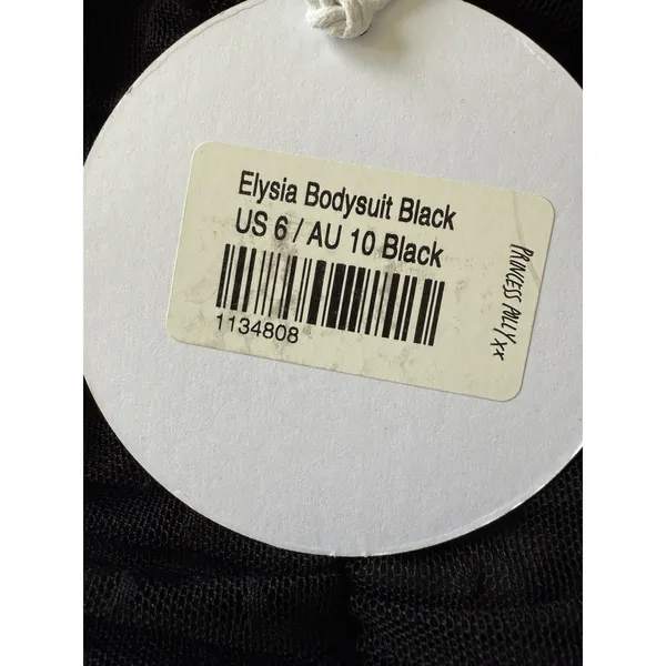 Oh Polly Black Elysia Bodysuit Bandeau Bodysuit Women's Size 6 NEW‎ - Image 8