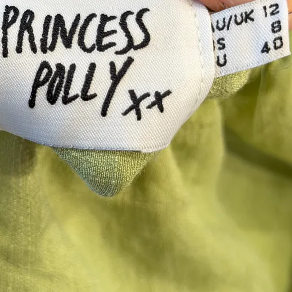 Princess‎ Polly Danny Long Sleeve Mini Dress Green Size 8 - Image 6