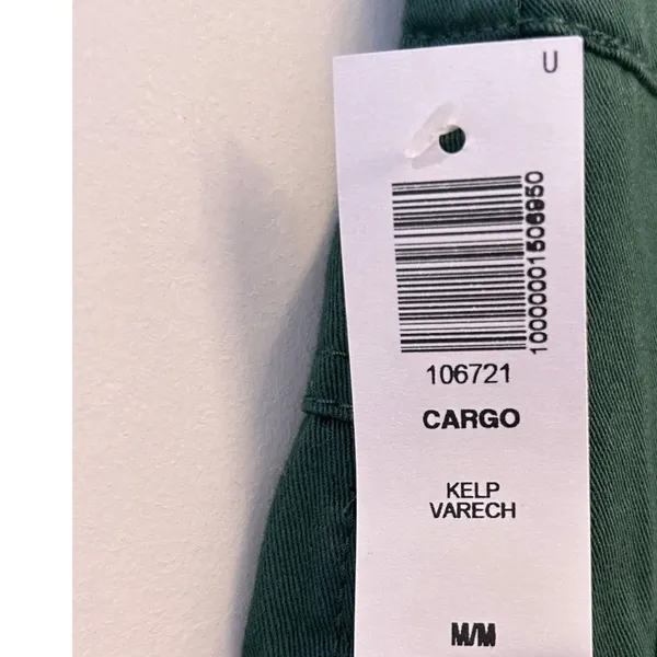 Aritzia Forest Green Cotton Cargo Pants Size M NWT ( sold out) - Image 7