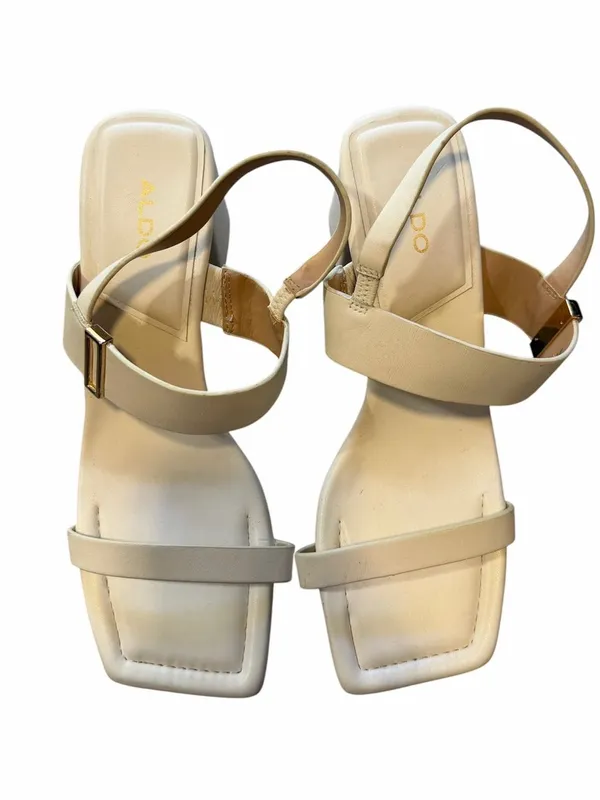 ALDO Fidles Leather Strappy Heeled Sandals 10 - Image 2