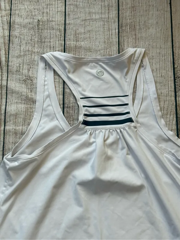 Southern Tide Tank Top Size Medium Malia Racerback Womens Classic White - Image 6