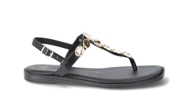 Black Coin Sandals - Image 3