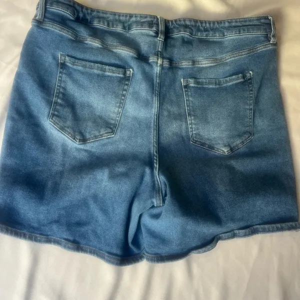 Women's Blue Denim Shorts - Image 8