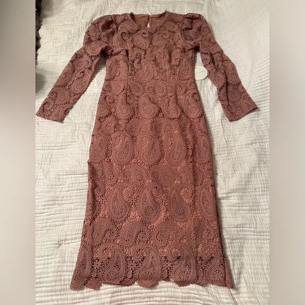 Little Mistress At First Blush Midi Dress - NWT - Size 8 - Image 5