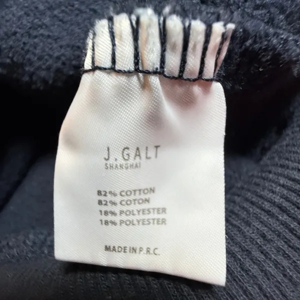 John Galt Brandy Melville Los Angeles 1984 USA Flag Sweatshirt Navy Blue White M - Image 5