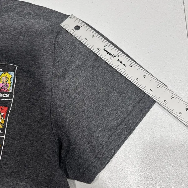 Super Mario Periodic Table Graphic T-Shirt Short Sleeve Tee Size L Casual Gamer - Image 9