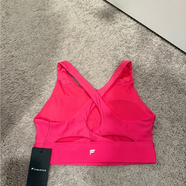 Fabletics Vibrant Pink Sports Bra - Image 2