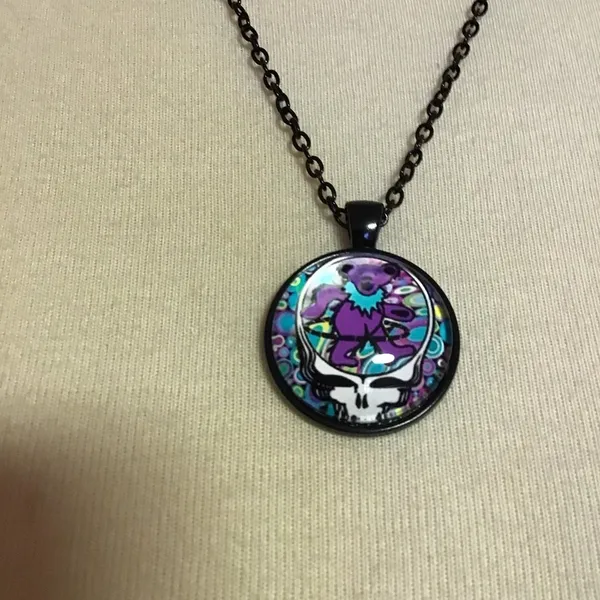 Grateful Dead hula hooping dancing bear necklace - Image 4