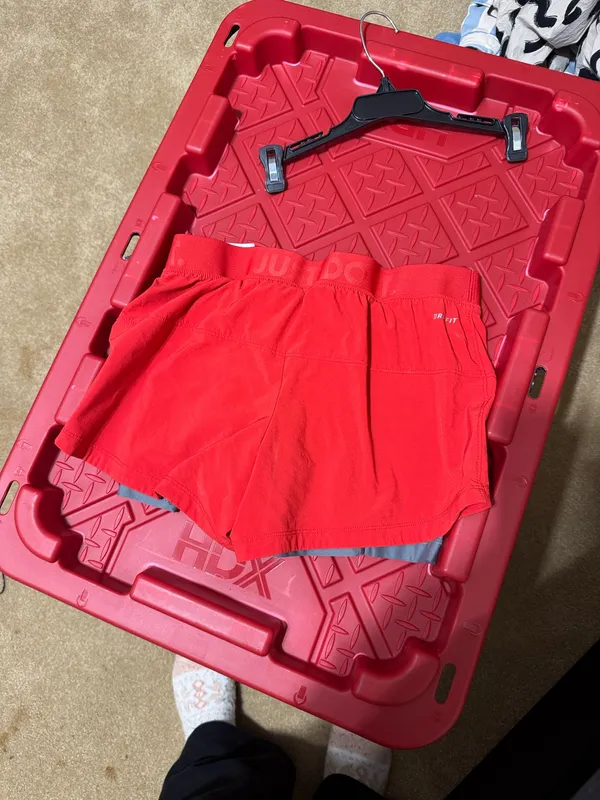 Red Nike shorts - Image 5