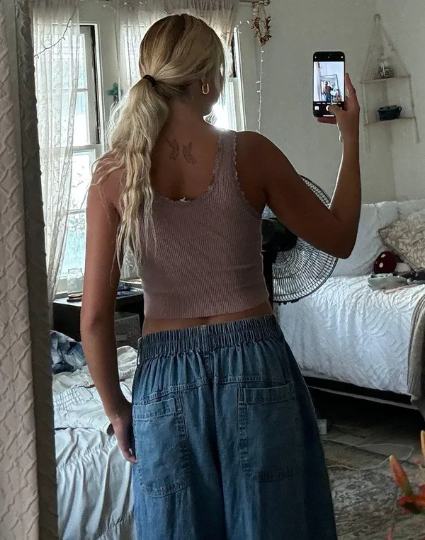 Soft Lace Trim Tank - Image 2