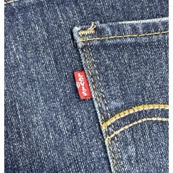 Levi’s 524 Skinny Jeans Women's Size 17 Dark Wash Skinny Red Tab Stretch - Image 6
