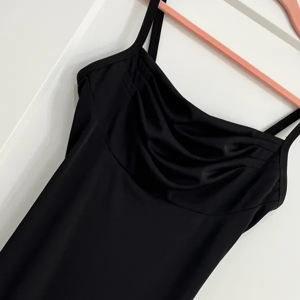 90s vintage retro “All that Jazz” black gown sz small - Image 5