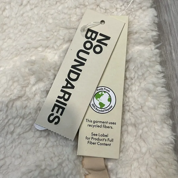 No Boundaries Cream Sherpa Half-Zip sweater - Image 6
