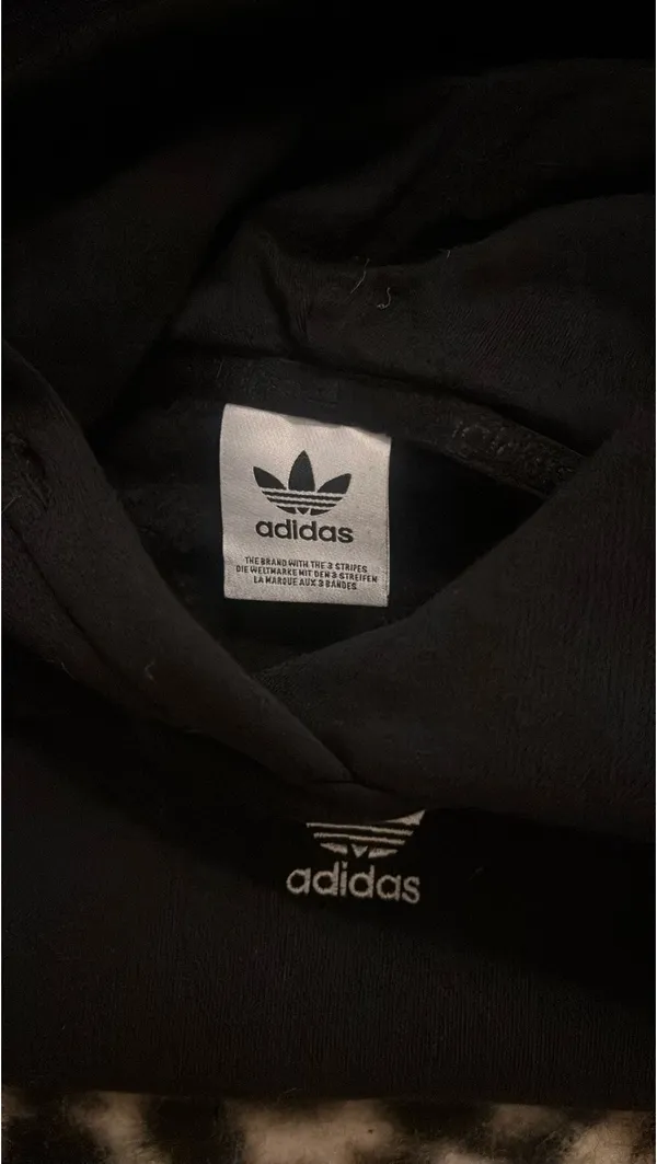 Black Adidas Hoodie - Image 3