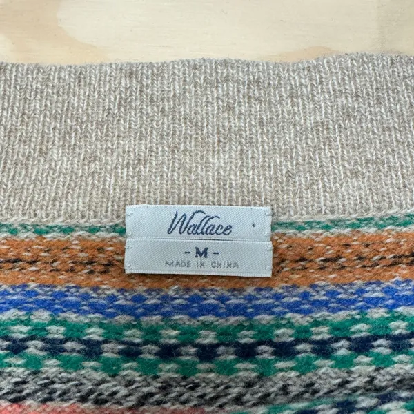 Madewell Wallace Women's‎ Fair Isle Merino Wool Mini Skirt Medium Knit Sweater - Image 5