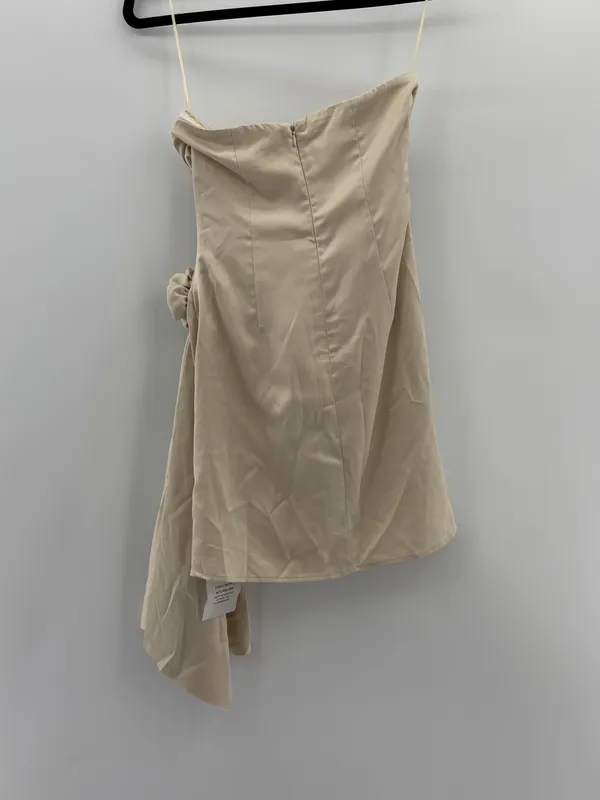 MORE TO COME Cecilia Mini Dress in Champagne - Image 4