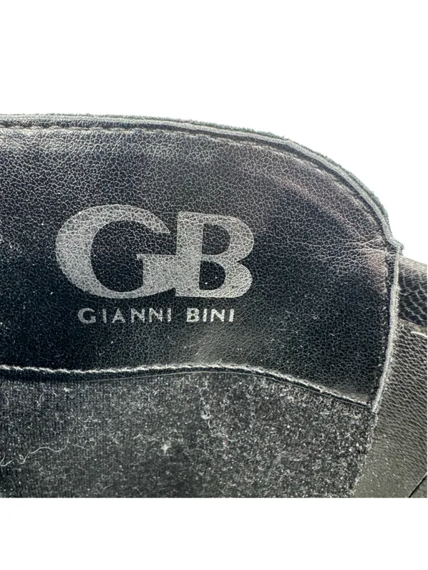 Black Riding Boots Gianni Bini Genuine Leather Equestrian Size 7M - Image 5