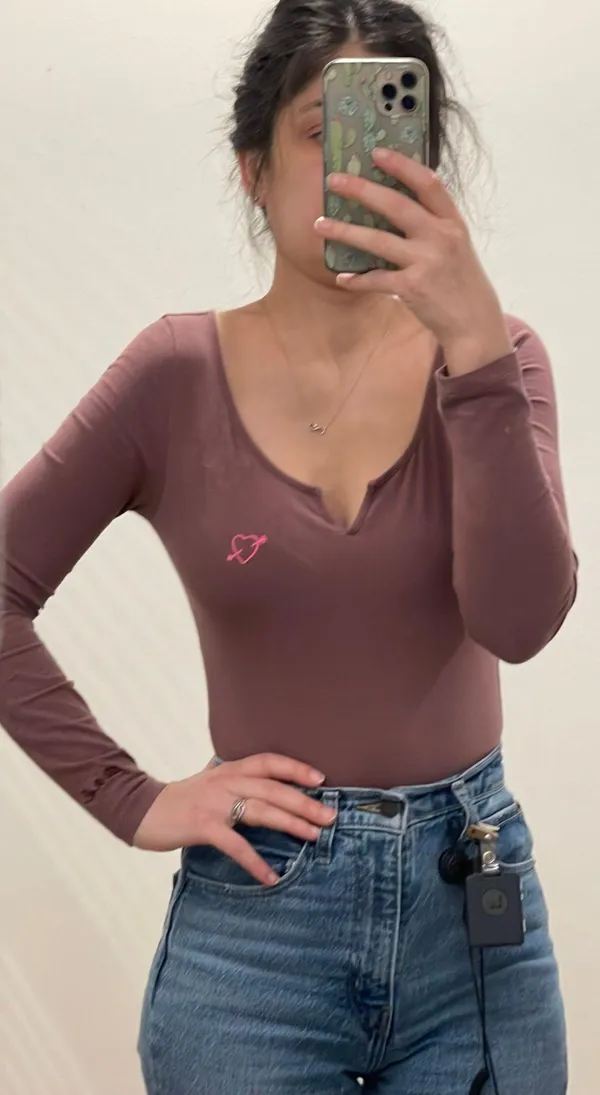 Victoria's Secret Longe Sleeve Bodysuit - Image 2