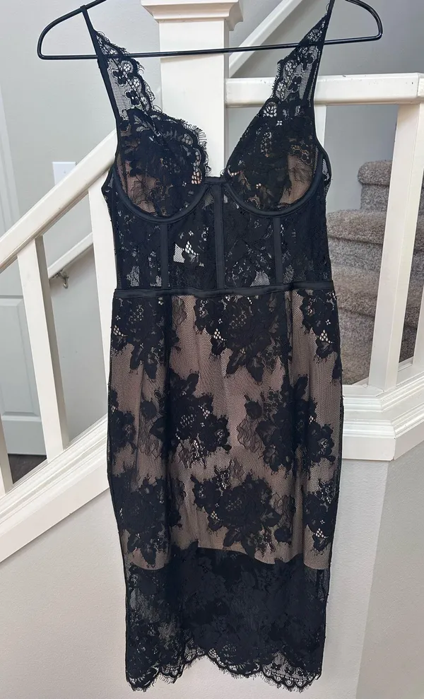 Misha Collection MISA Los Angeles Lace Dress - Image 2