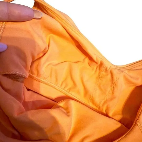 Lululemon Womens 8 Align Tank Orange Soda Fitted Crop Basic‎ Trendy Athletic - Image 8