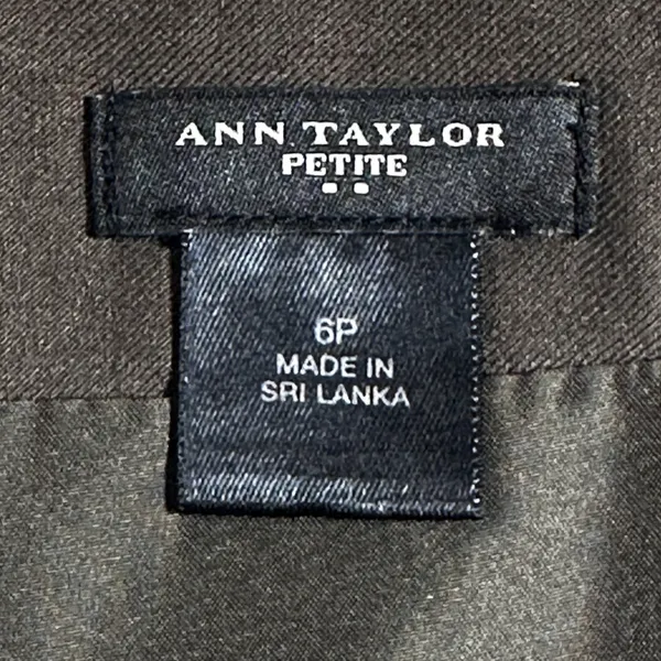 Ann Taylor 6P Brown Wool Blend Pencil Skirt Preppy Office Academia - Image 4