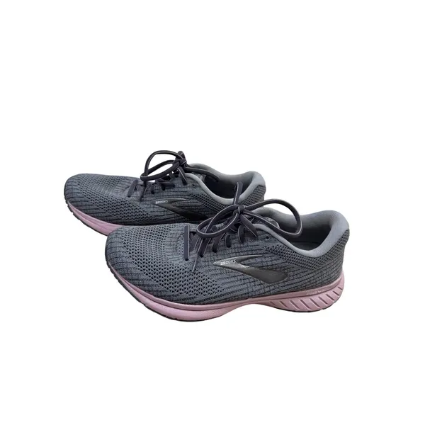 Brooks Revel 3 Womens gray pink Running Shoes sneakers 8.5 SKU 7227 - Image 3