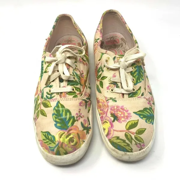 Keds x Rifle Paper Co. Champion‎ Low Top Lace Up Canvas Floral Sneaker - Image 2