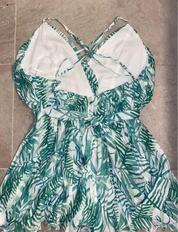 Revolve Green Romper - Image 2