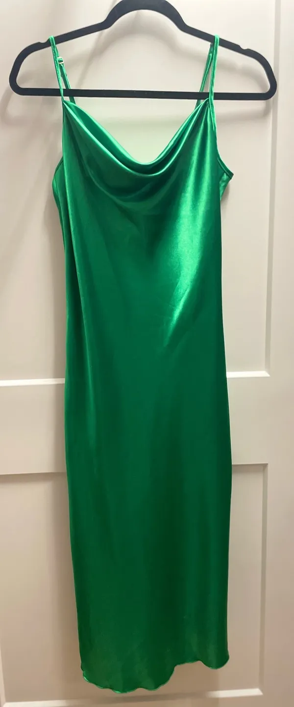 Bebe Satin Dress - Image 2
