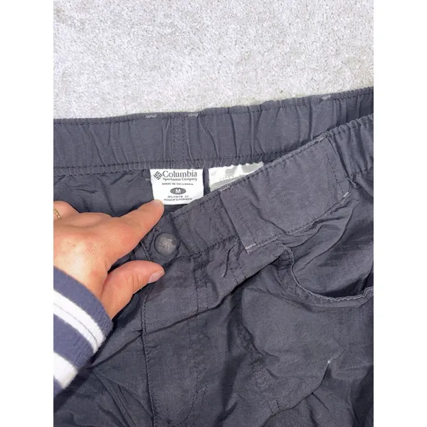 columbia pants womens cropped hiking cargo nylon pants black medium‎ - Image 3