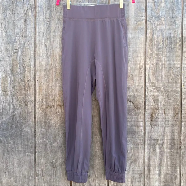 Halara Iris Purple High Waisted Elastic Waist Joggers Size S - Image 4