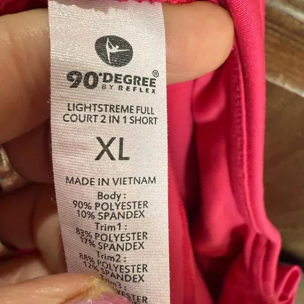 90 Degree By Reflex Pink Athletic Shorts - Image 8