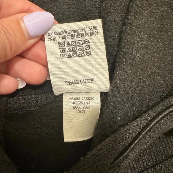Pink Victoria's‎ Secret | Women's Black Rainbow Gradient Logo Cropped Hoodie, S - Image 7