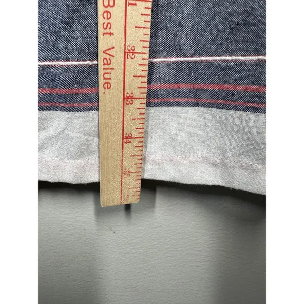 NWT Hem & Thread Small Dress 100% Cotton Striped Short Sleeve Wrap Womens - Image 2