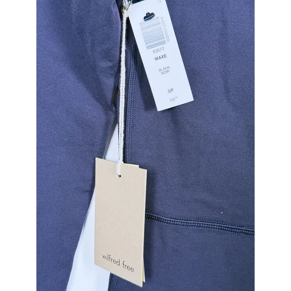 NWT Wilfred Free Aritzia Maxe Jumpsuit Size Small Black Boho Slimming Minimalist - Image 5