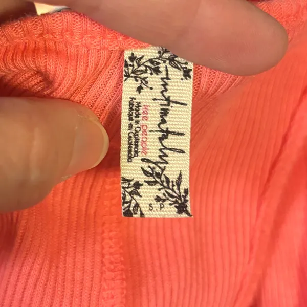 NWT Free People Intimately Out The Door Ribbed Tank sz S - Image 4
