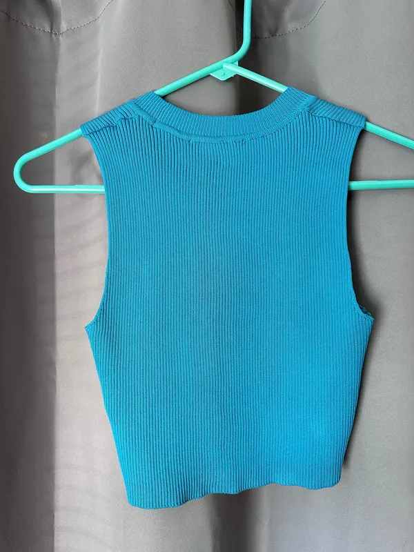 Crop top Blue Size L - Image 2