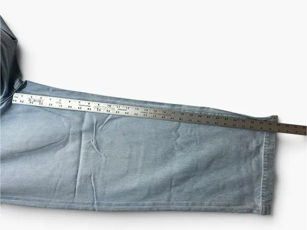 Madewell Curvy Harlow Wide-Leg Trouser Jeans W26 Light Wash NWT - Image 6