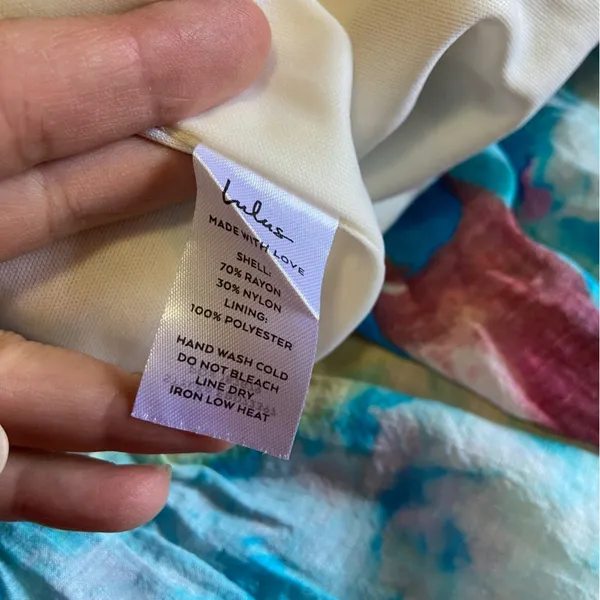 NWOT Lulus Stunning One Multi Abstract Print Drawstring Halter Maxi Dress - Image 10