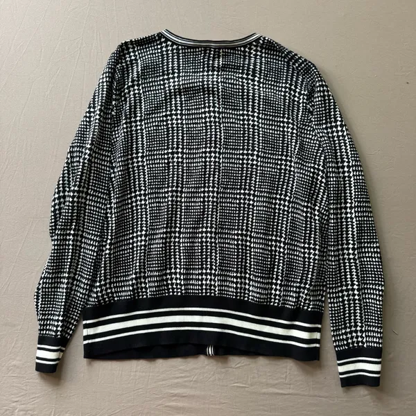 Talbots Houndstooth Glen Plaid CHARMING CARDIGAN - Image 6