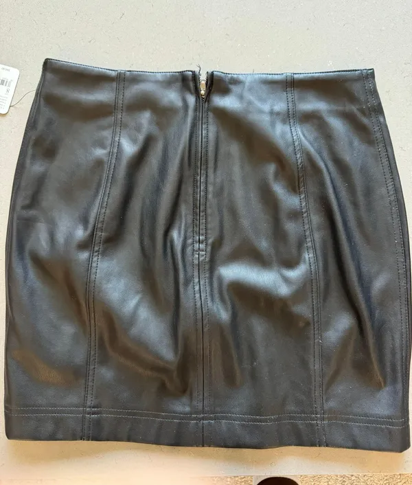 Free People Leather Skirt - Image 2