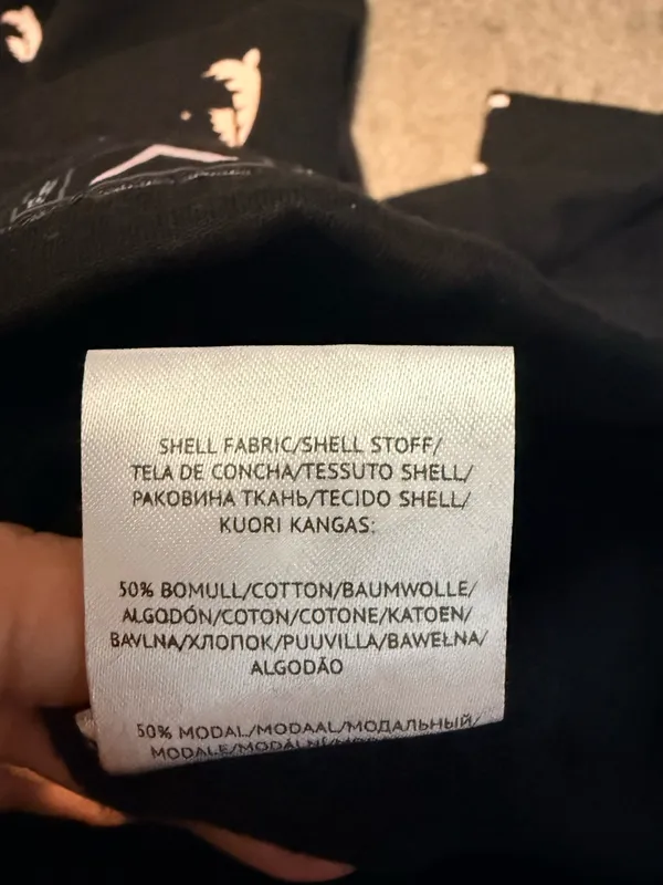 Angel City FC Black All Over Logo Hoodie Sweatshirt Size M - Image 3