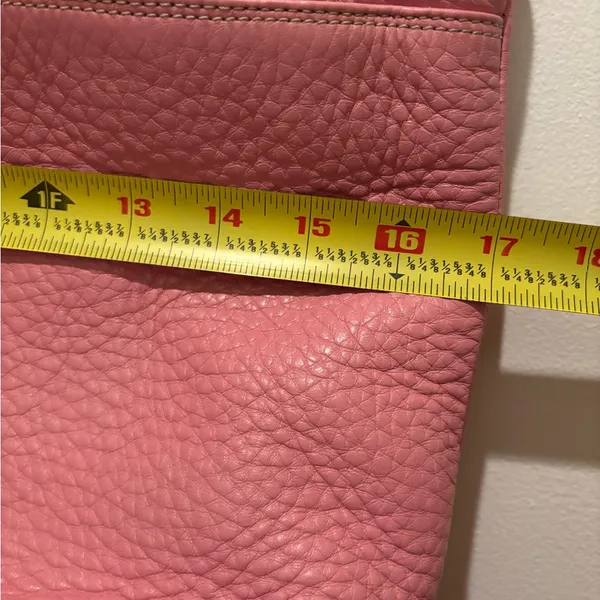 COACH Large Hamilton Pink Pebbled Leather Tote Bag - Image 5