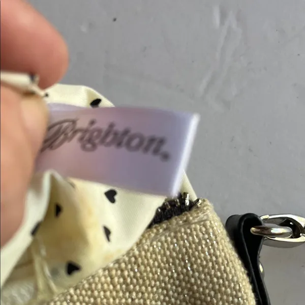 Brighton Chic Cream and Black with silver lining & prints on both sides - Image 7