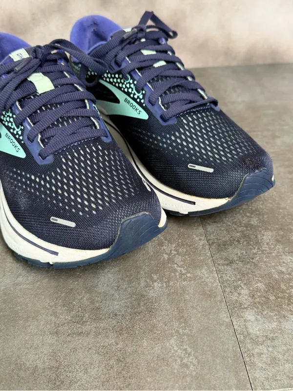 Brooks Ghost 14 Women's Navy Blue Running Shoes 1203561B446 Size 8B - Image 5