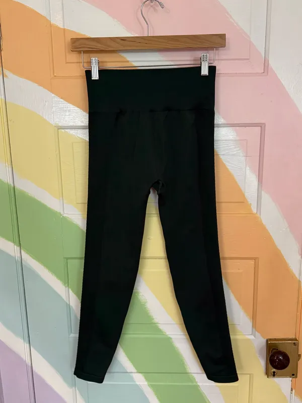 Abercrombie & Fitch YPB Seamless Core Hunter Green Leggings Sz Small 💚🍄 - Image 8