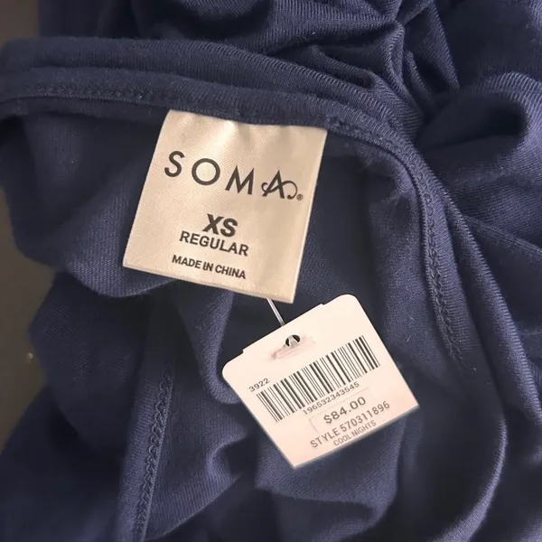 Soma Long‎ Sleeve Top Blue XS - Image 5