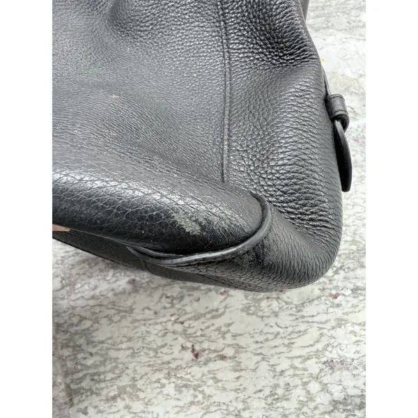 Kate Spade Leila Medium Triple Compartment Pebbled Leather Shoulder Bag - Black - Image 14