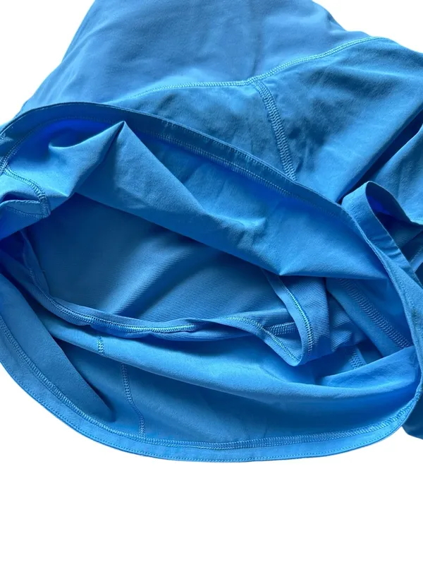 Lululemon Speed Up Mid-Rise Lined Light Blue Running Shorts 12 - Image 5